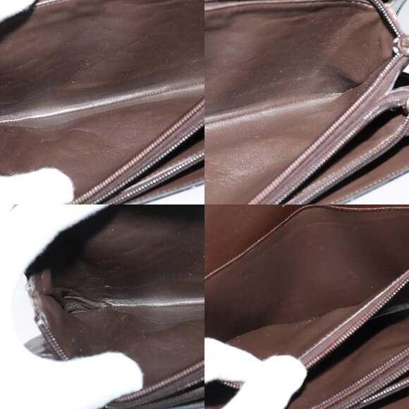 CELINE C Sulky Shoulder Bag Canvas Brown Gold - Picture 12 of 13